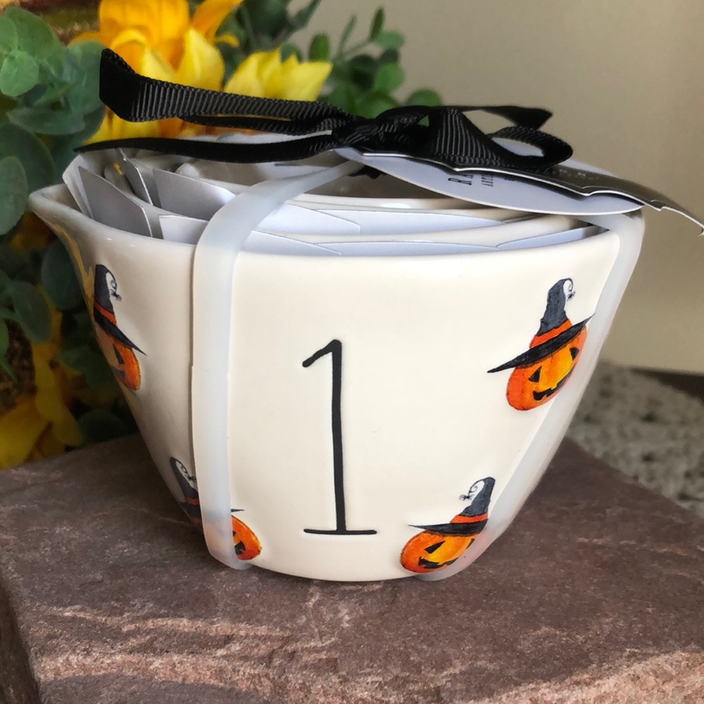 Rae Dunn Halloween Jack O Lantern Measuring Cups